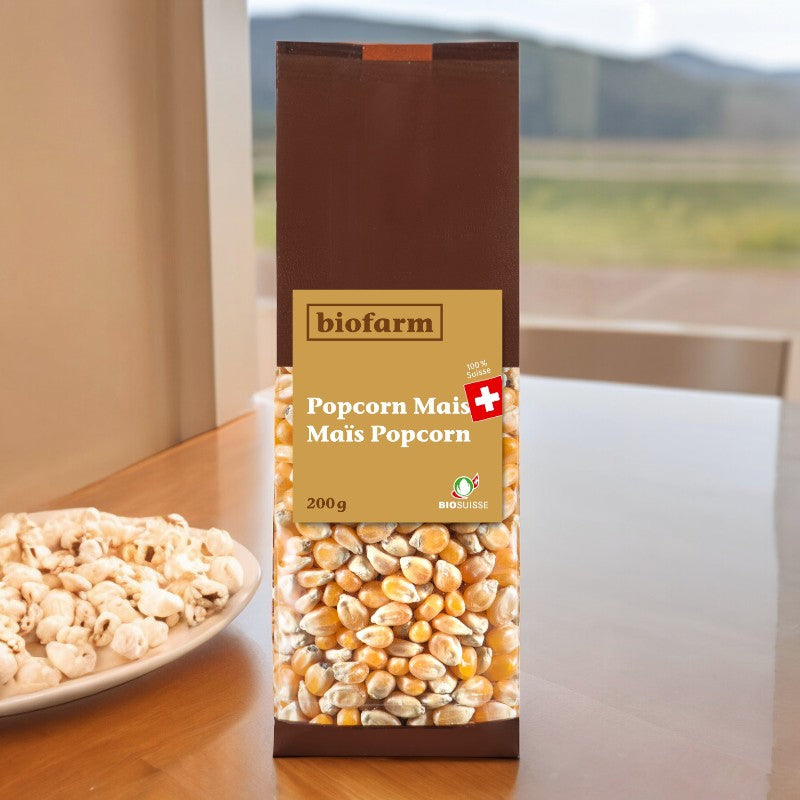 Biofarm - Bio-Popcornmais aus der Schweiz 200g