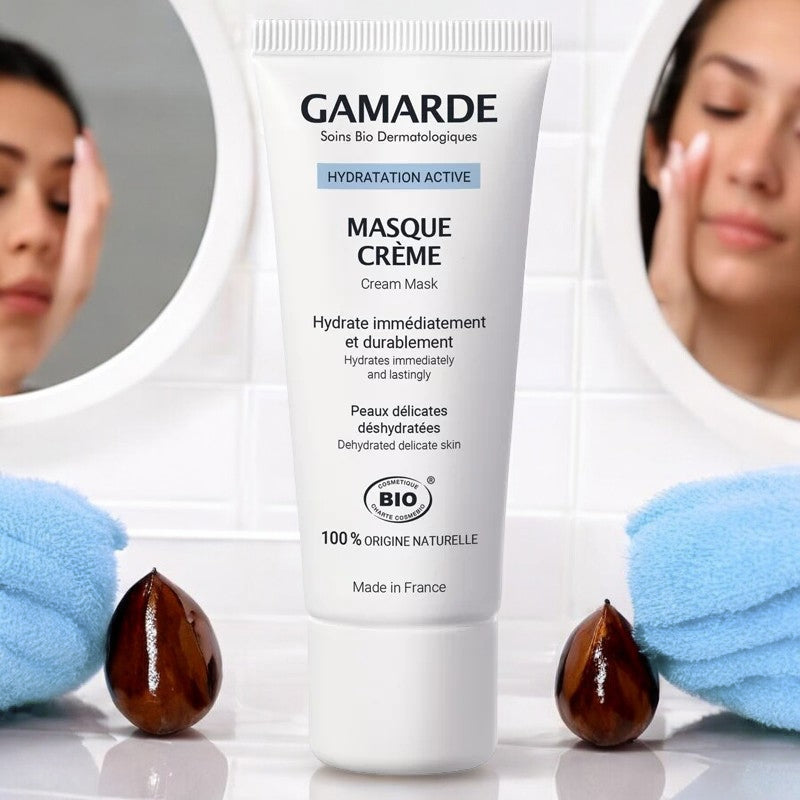 Gamarde - Creme-Maske BIO - Thermalwasser - empfindliche, dehydrierte Haut - 40g