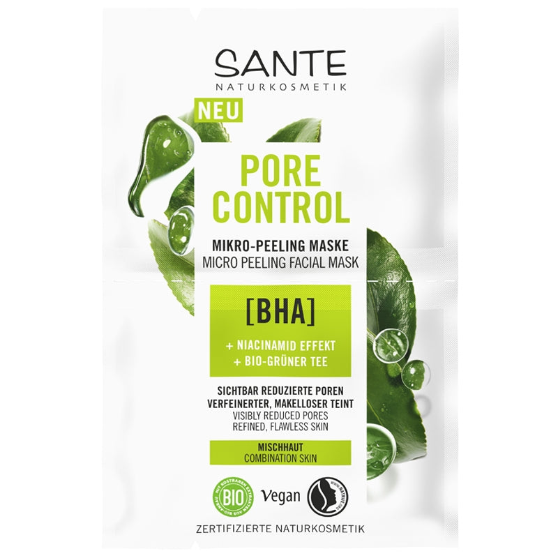 Mikro-Peeling-Maske Pore Control BHA & grüner Tee BIO