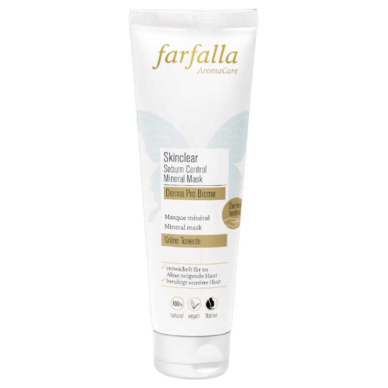 Farfalla - Mineralmaske grüner Tonerde & Teebaum BIO 50ml