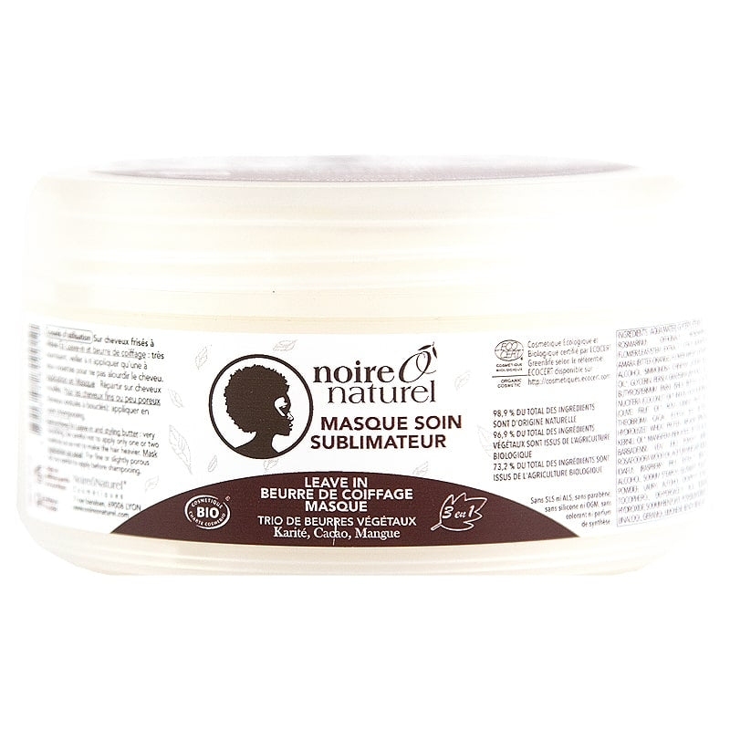 Noireônaturel - Sublimierende Pflegemaske BIO - Kakao & Sheabutter 200ml
