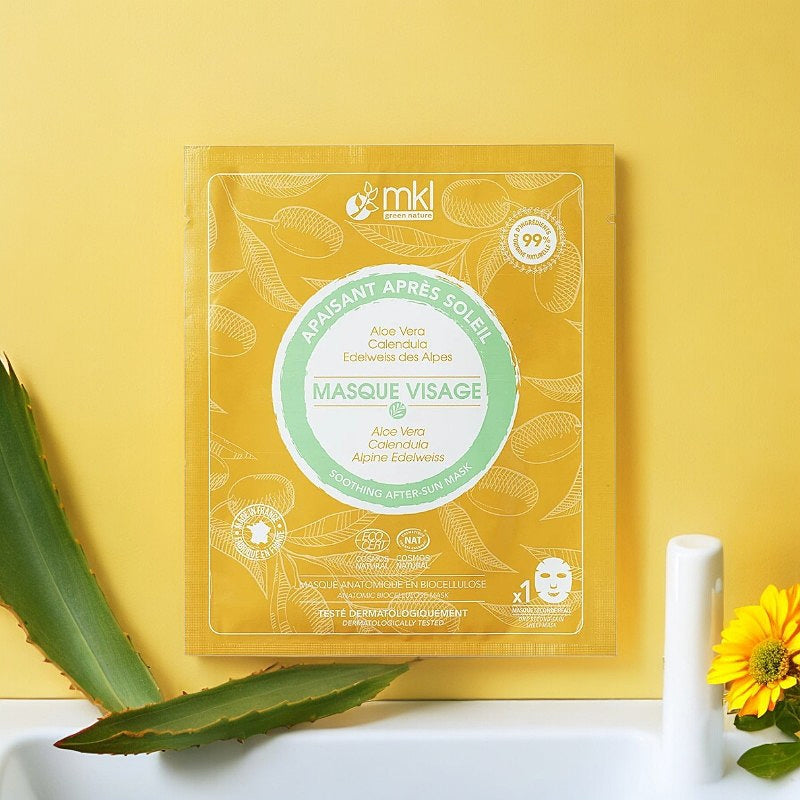 MKL Green Nature - Masque visage apaisant aloe vera 1 pièce