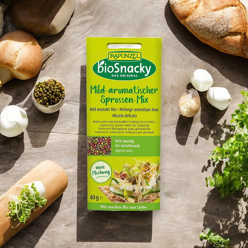 Rapunzel - Bio-Sprossenmischung mit mildem Aroma 40g