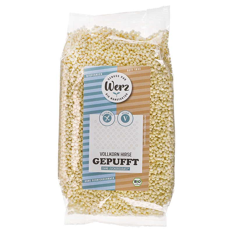 Bio-gepuffte Vollkornhirse - 125 g - Werz
