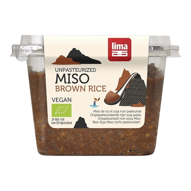 Lima - Bio-Miso aus unpasteurisiertem Reis und Soja 300g