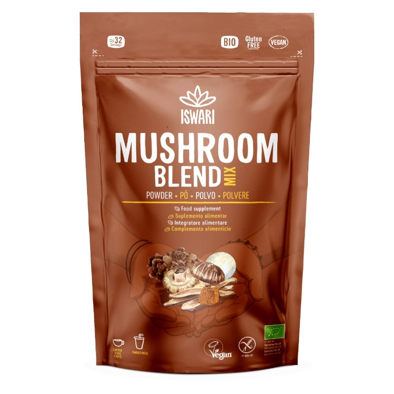 Iswari - Mix champignons en poudre BIO 100g