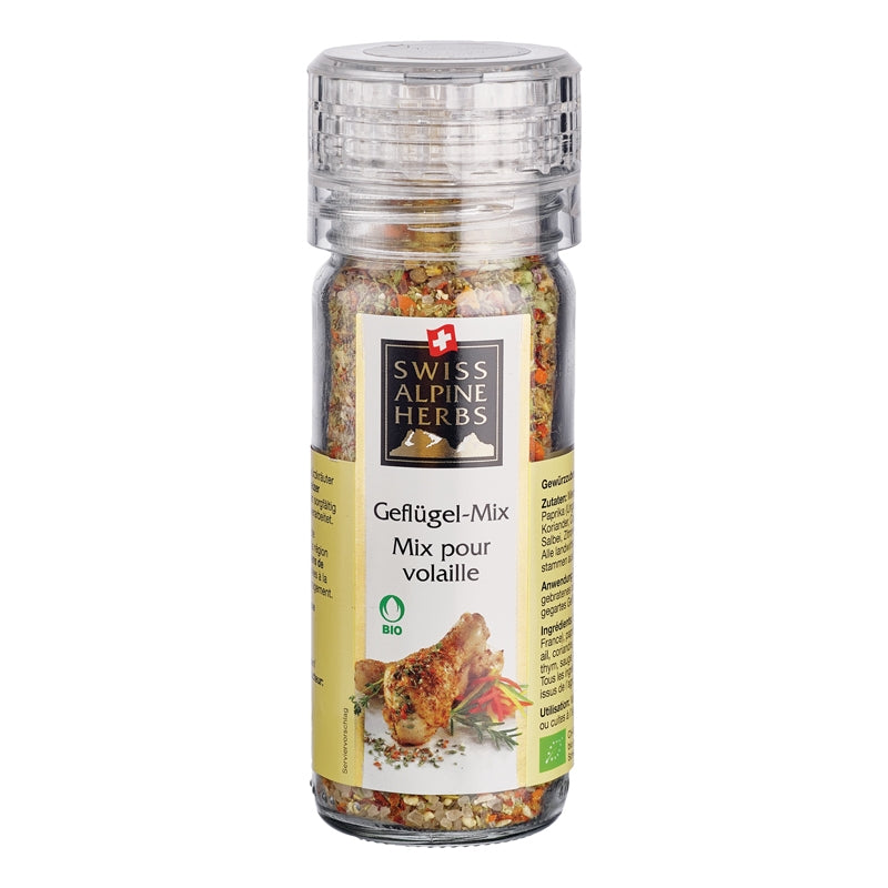 Bio-Geflügelmischung - 62 g - Schweizer Alpenkräuter