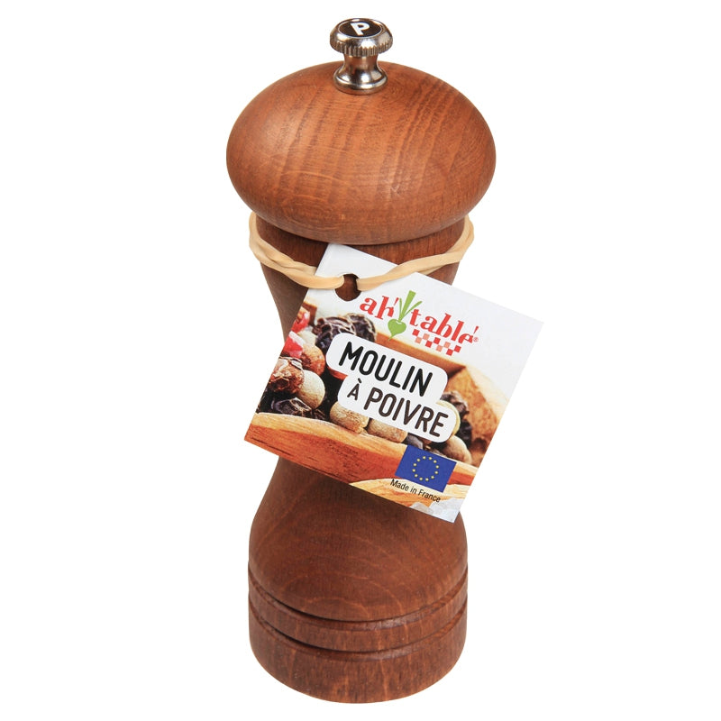 Ah Table ! - Pfeffermühle aus Holz und Stahl 10 Jahre Garantie