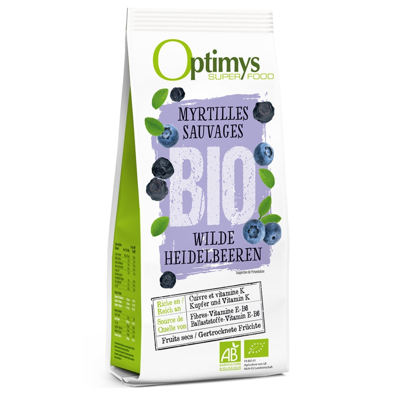 Optimys - Myrtilles sauvages BIO 180g