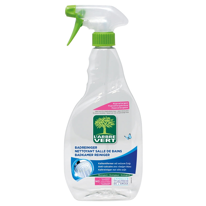 L'Arbre Vert - Nettoyant salle de bains vinaigre blanc écologique 740ml