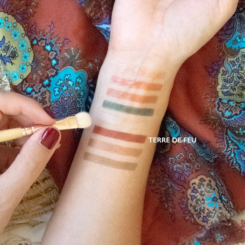 Boho Green Make-up - Ombre à paupières Gypsy Travel BIO N°229 Terre de feu 1,8g
