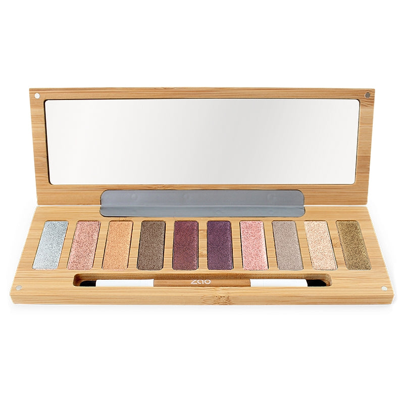 Lidschattenpalette Ultra Shiny 10 Farben BIO
