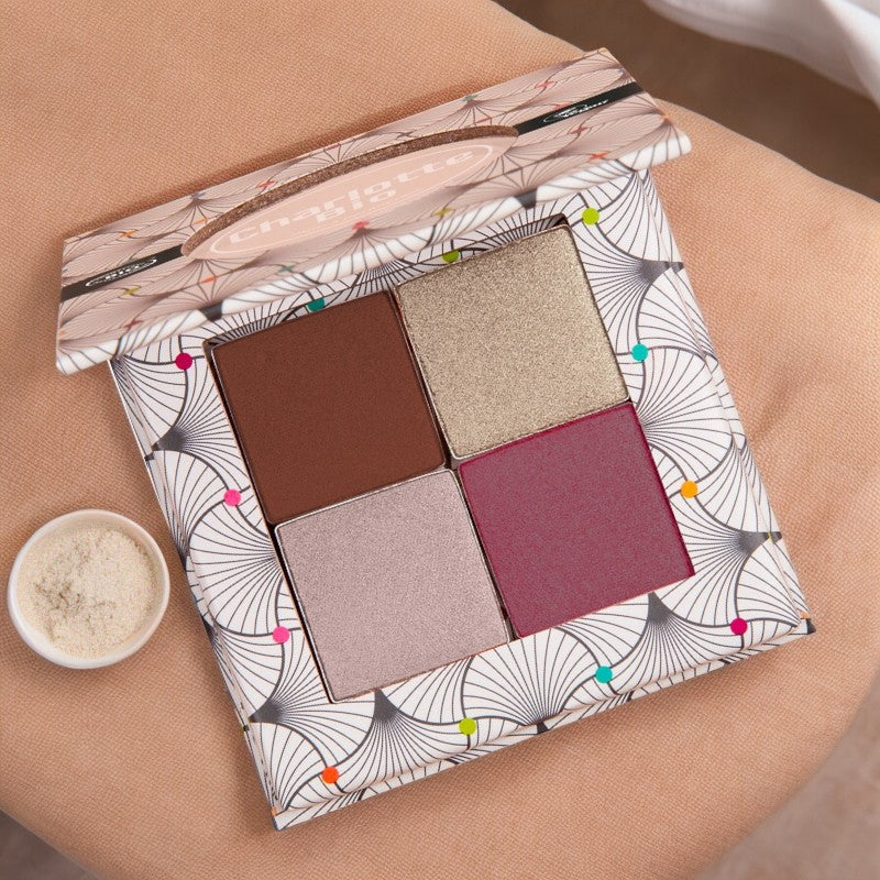 Charlotte Bio - Lidschattenpalette Nude-Rosa BIO 4x1.4g