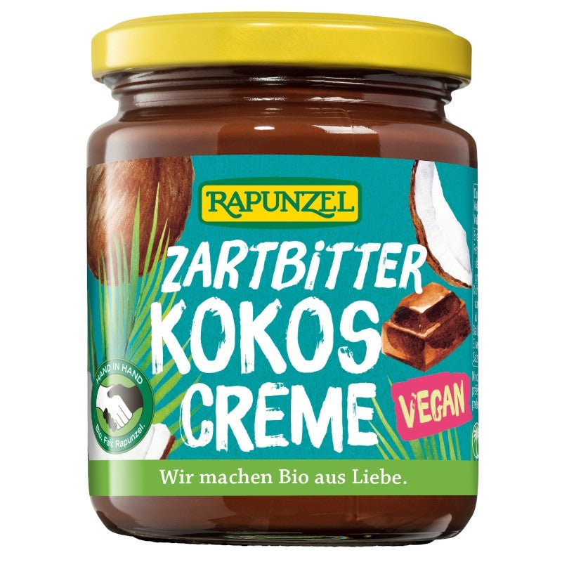 Bio-Kokos-Schokoladenaufstrich mit dunkler Schokolade - 250 g - Rapunzel