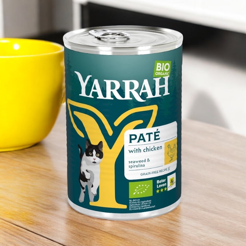 Pâté poulet avec spiruline pour chat BIO