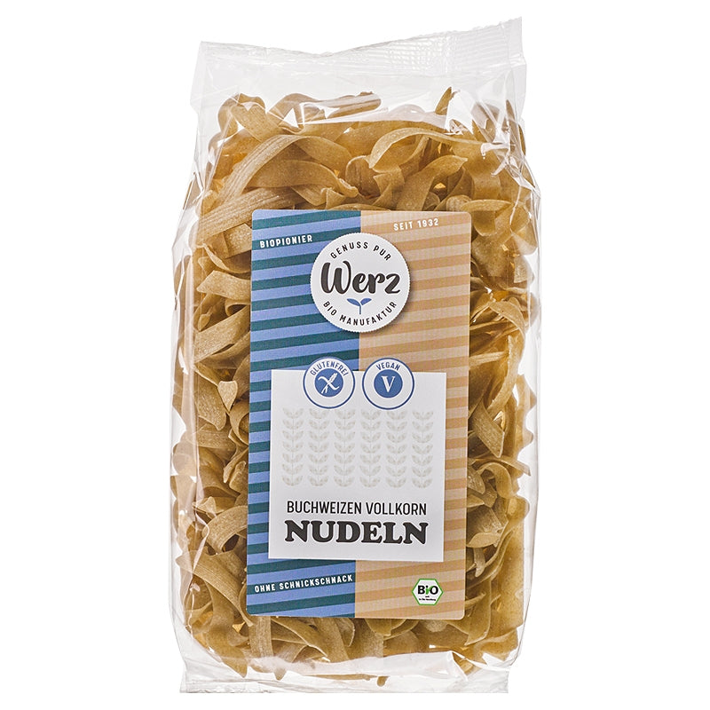 Werz - Pâtes complètes sans gluten au sarrasin bio 200g