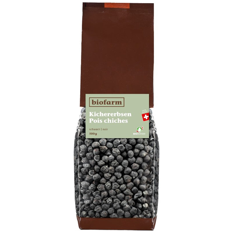 Biofarm - Bio-Schweizer Kichererbsen (schwarz) 500g