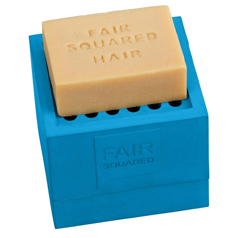 Fair Squared - Blauer Seifenhalter aus Naturkautschuk 1 pièce