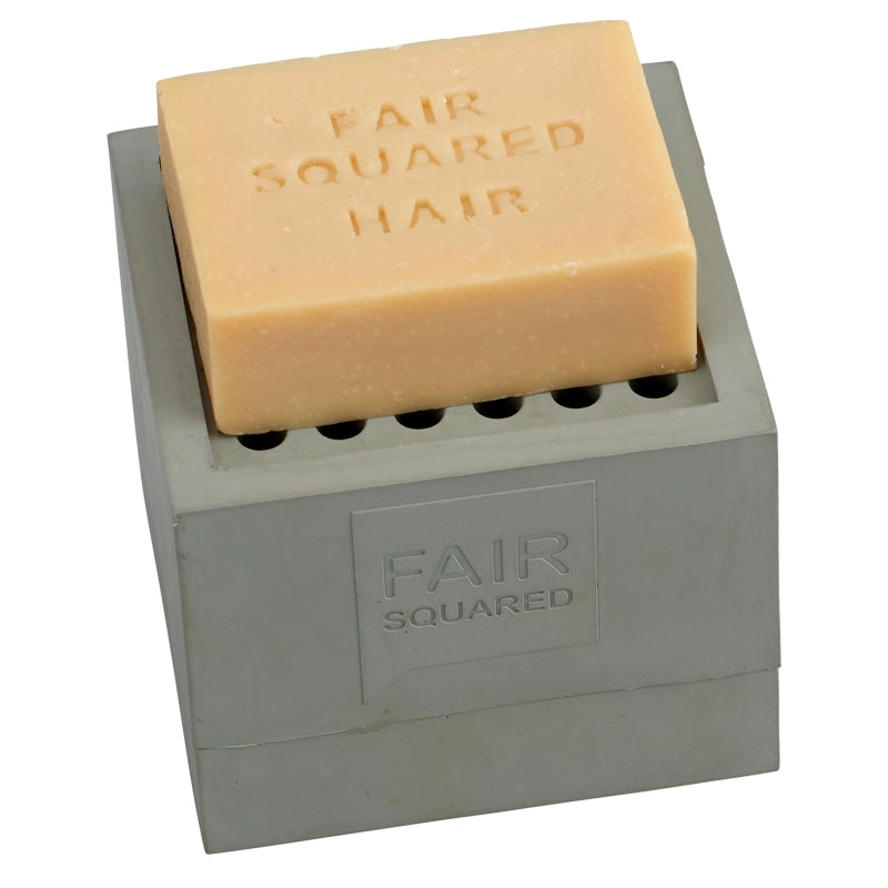 Fair Squared - Graue Seifenhalter aus Naturkautschuk 1 pièce