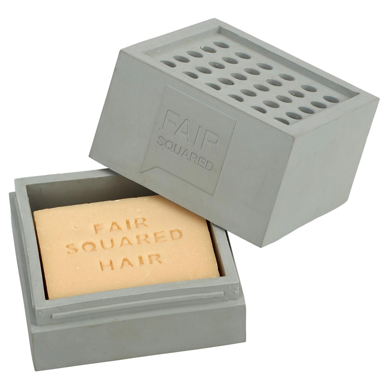 Fair Squared - Graue Seifenhalter aus Naturkautschuk 1 pièce