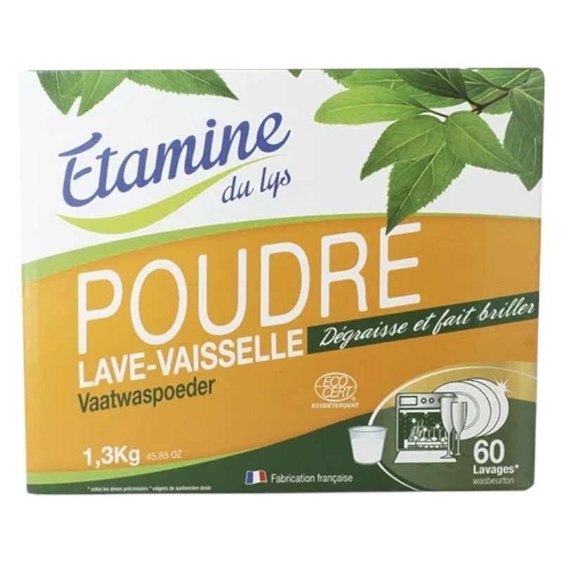Etamine du Lys - Poudre lave-vaisselle écologique sans parfum 1,3kg