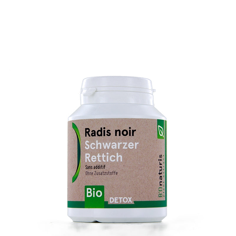 BIOnaturis - Bio-Schwarzer Rettich 250 mg, 120 Kapseln