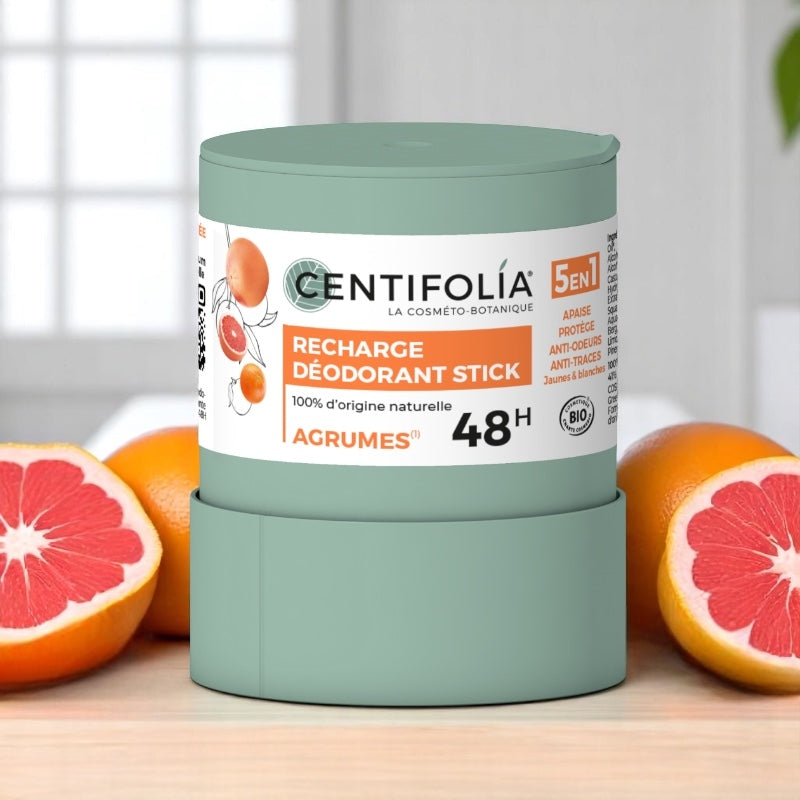 Centifolia - Recharge déodorant stick BIO agrumes 50g