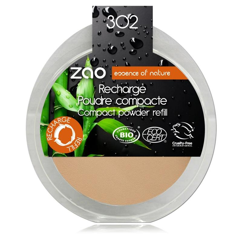 Recharge Poudre compacte Beige rosé N°302 BIO