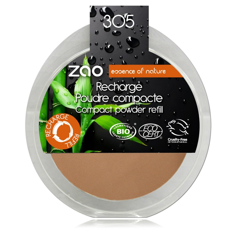 Recharge Poudre compacte Sable rosé N°305 BIO