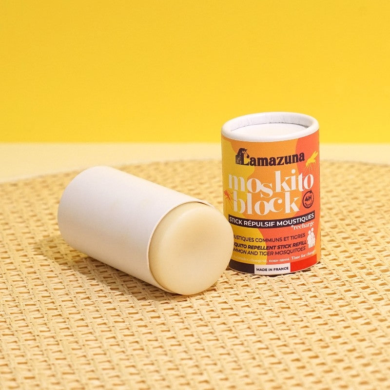 Lamazuna - Recharge stick répulsif moustiques citronnelle 50ml