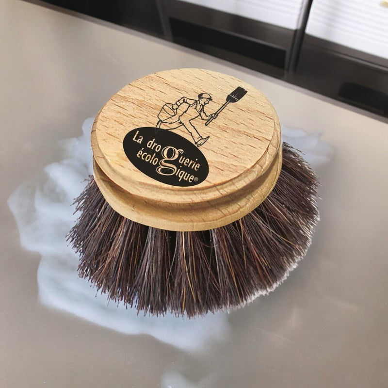 La Droguerie Écologique - Recharge tête de brosse vaisselle crin de cheval