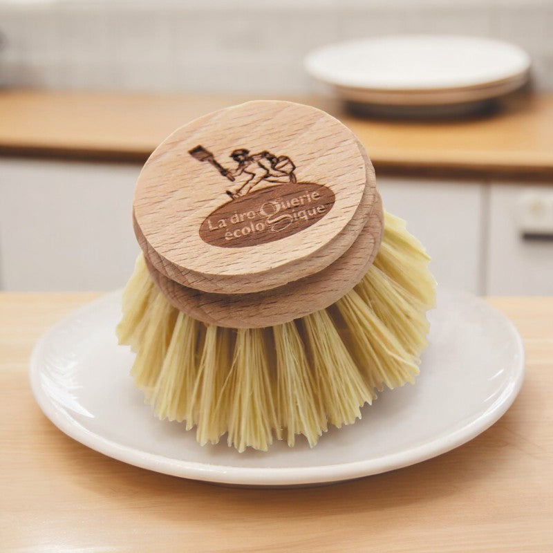 La Droguerie Écologique - Recharge tête de la brosse vaisselle fibre