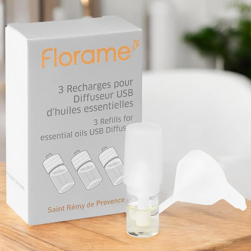 Florame - USB-Diffusor Nachfüllungen 3 Stück 3 pièces