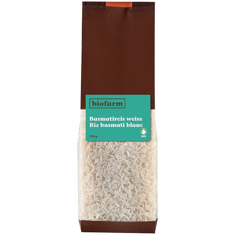 Biofarm - Bio-Basmatireis, weiß, 500g