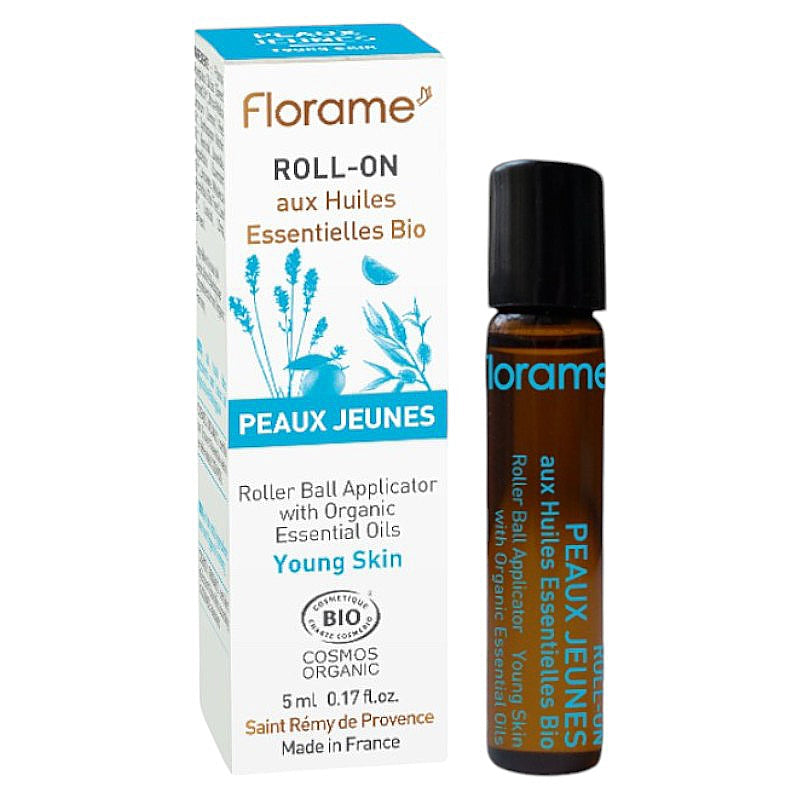 Florame - Roll-on BIO peaux jeunes 5ml