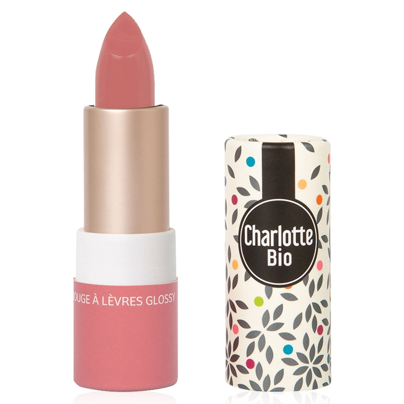 Charlotte Bio - Rouge à lèvres brillant bois de rose BIO 3.5g
