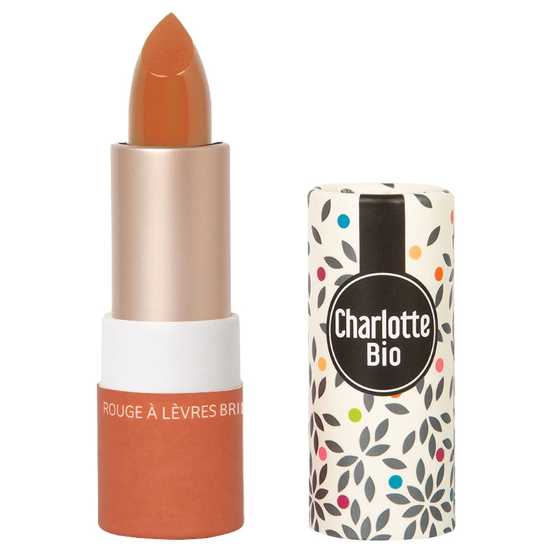 Charlotte Bio - Rouge à lèvres brillant corail BIO 3.5g