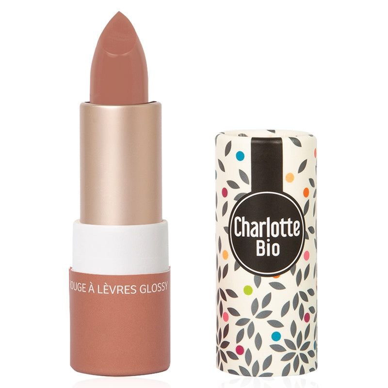 Charlotte Bio - Rouge à lèvres brillant nude moka BIO 3.5g