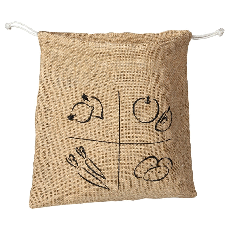 Ah Table ! - Sac en jute Taille S