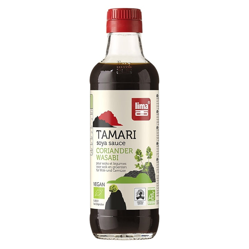 Lima - Bio-Sojasauce mit Koriander und Wasabi 250ml