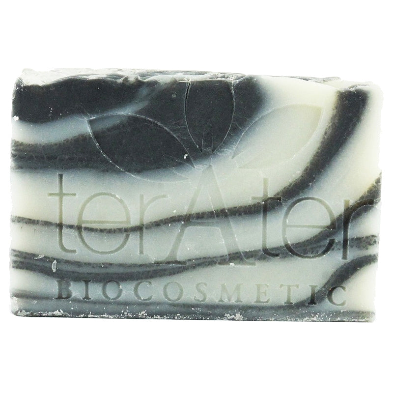 terAter - Seife Le zèbre Jojoba, Reismilch & Aktivkohle BIO 100g
