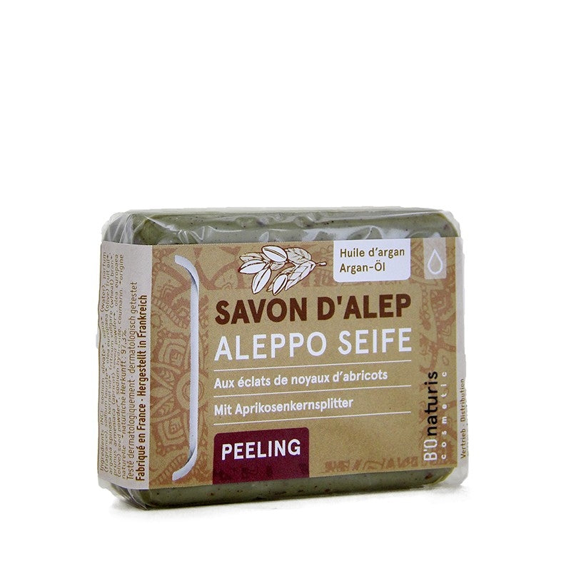 BIOnaturis - Natürliches Peeling aus Aleppo, 3 % Lorbeer & Arganöl - 100g