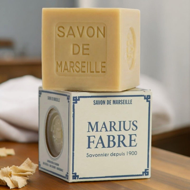 Savon de Marseille blanc 400 g Marius Fabre