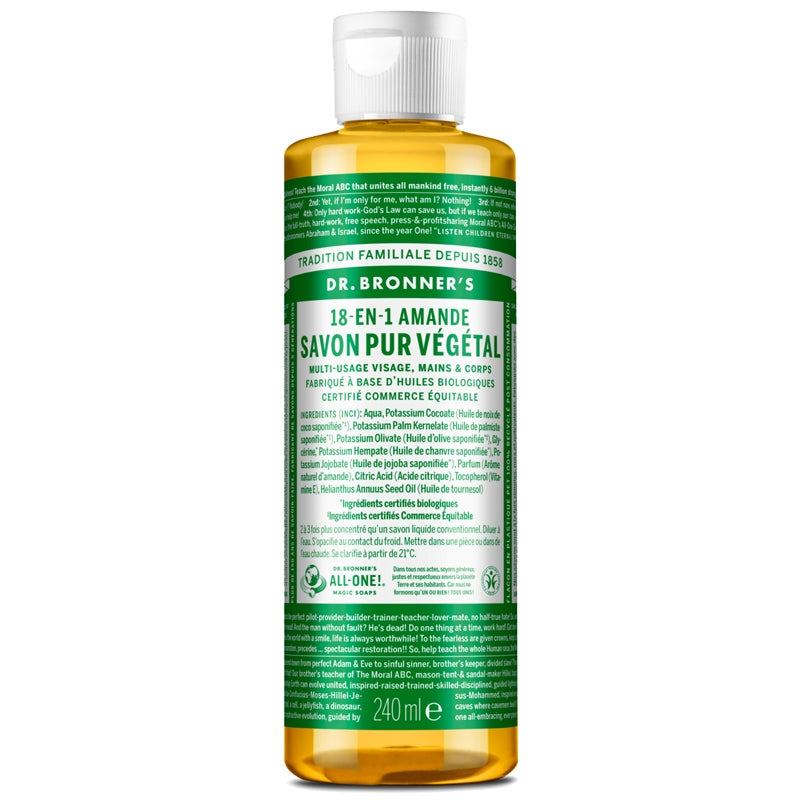Dr. Bronner's - 18-in-1 Flüssigseife Mandel BIO 240ml