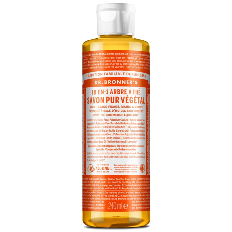 Dr. Bronner's - 18-in-1 Flüssigseife Teebaum BIO 240ml