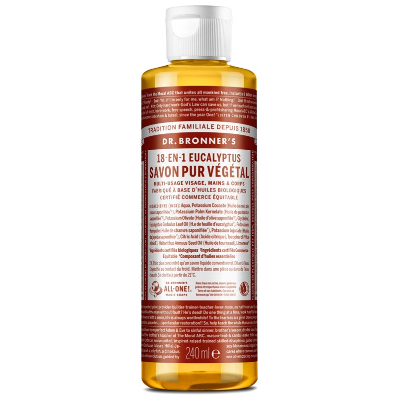 Dr. Bronner's - 18-in-1 Flüssigseife Eukalyptus BIO 240ml