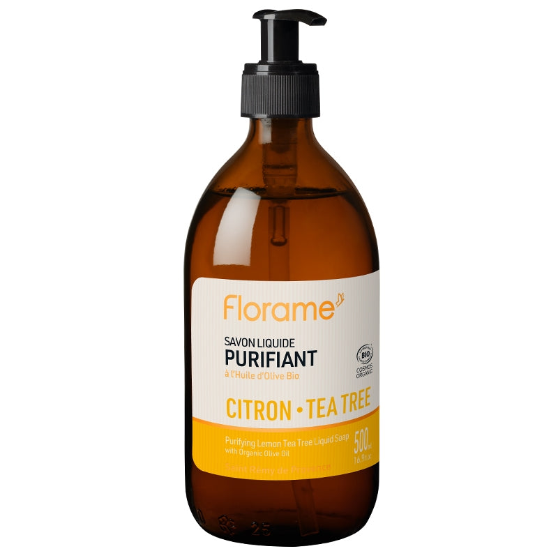 Florame - Flüssigseife Zitrone & Teebaum BIO 500ml