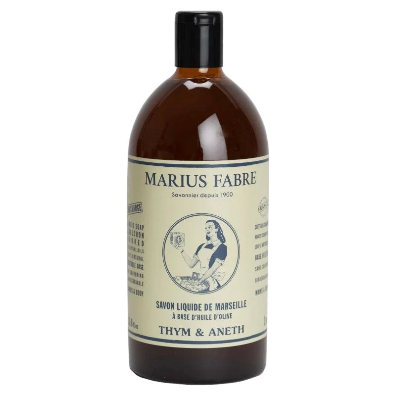 Savon liquide de Marseille au thym & à l'aneth