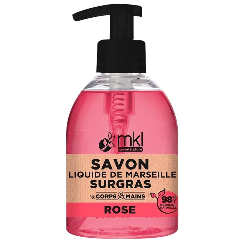 MKL Green Nature - Marseiller Flüssigseife Rose 300ml