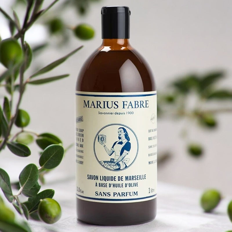 Savon liquide de Marseille sans parfum